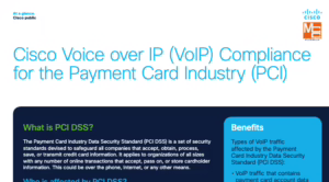Cisco Webex VoIP PCI Compliance